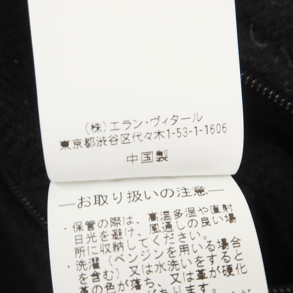 【中古】マーティーアンドサンズ MAATEE&SONS 2024年秋冬 シープレザー カシミヤ リバーシブル ベスト ブラック【 2 】【 状態ランクB 】【 メンズ 】