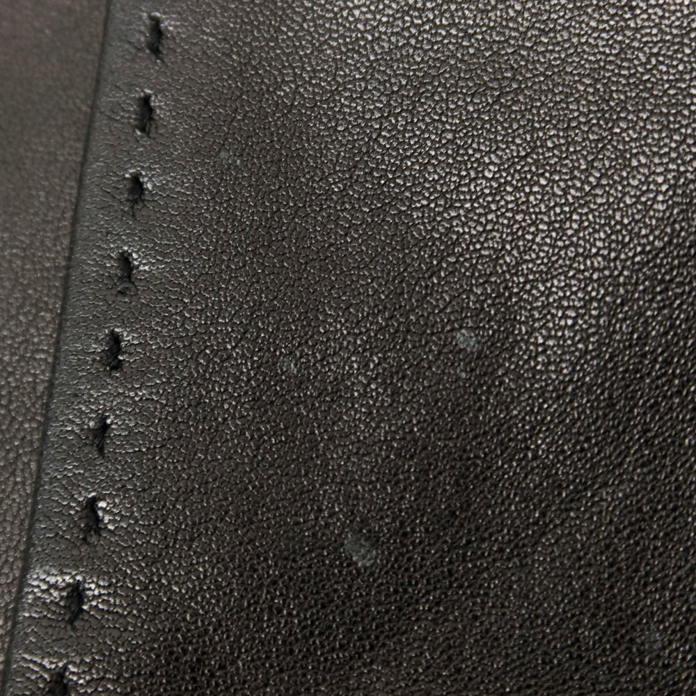 【中古】マーティーアンドサンズ MAATEE&SONS 2024年秋冬 シープレザー カシミヤ リバーシブル ベスト ブラック【 2 】【 状態ランクB 】【 メンズ 】