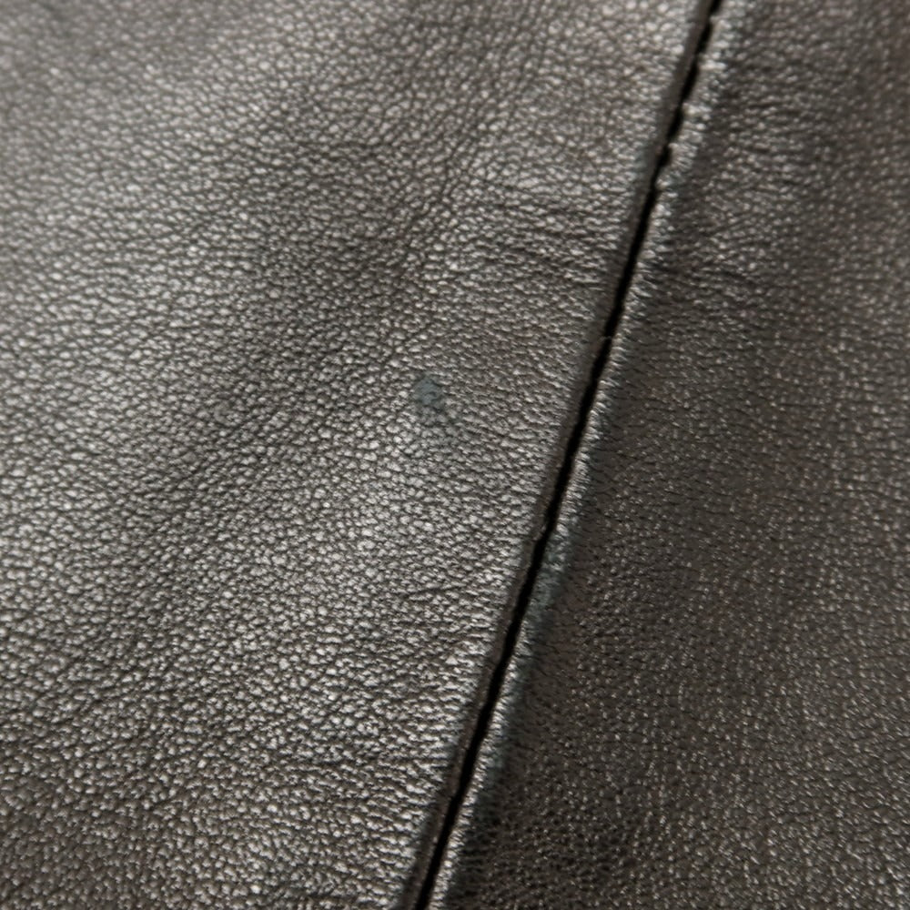 【中古】マーティーアンドサンズ MAATEE&SONS 2024年秋冬 シープレザー カシミヤ リバーシブル ベスト ブラック【 2 】【 状態ランクB 】【 メンズ 】