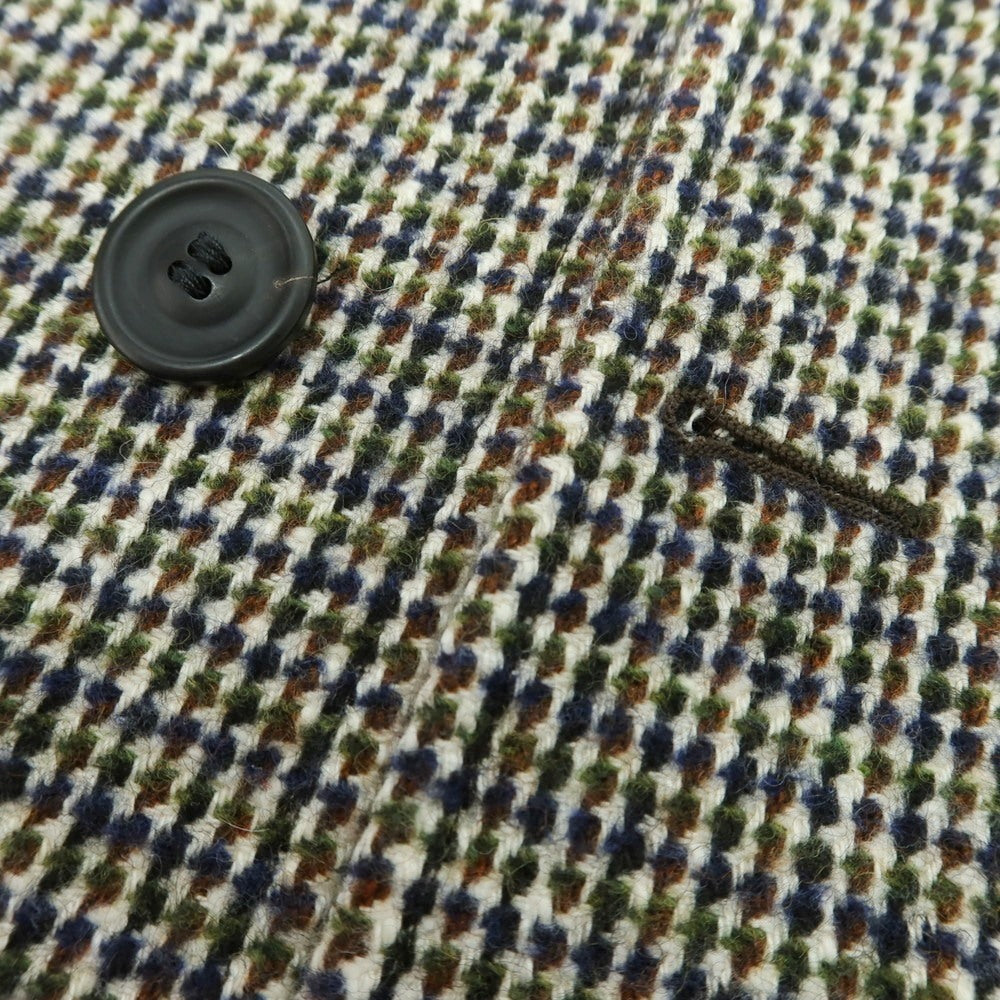 【中古】ティージャケット T-JACKET コットンウールナイロンポリエステル チェスターフィールドコート ライトグレーxブラック【 M 】【 状態ランクB 】【 メンズ 】