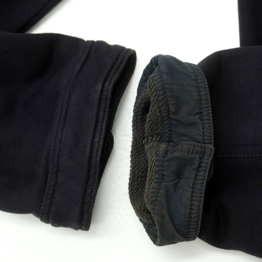 【中古】エンポリオ アルマーニ EMPORIO ARMANI コットンリヨセルスウェット ダブルブレスト ブルゾン ブラック【 M 】【 状態ランクC 】【 メンズ 】