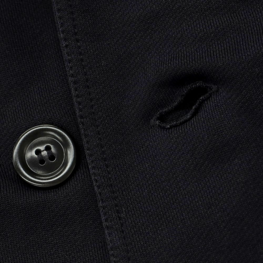 【中古】エンポリオ アルマーニ EMPORIO ARMANI コットンリヨセルスウェット ダブルブレスト ブルゾン ブラック【 M 】【 状態ランクC 】【 メンズ 】