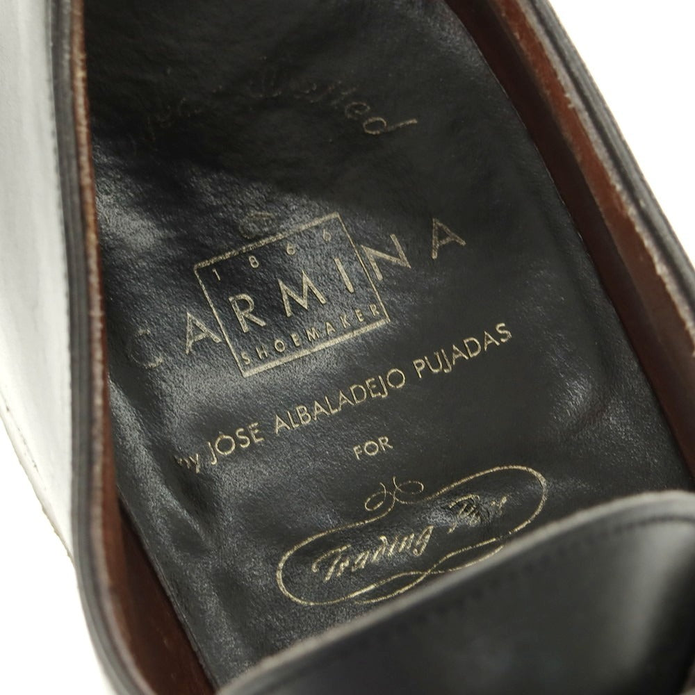 【中古】カルミナ CARMINA シングルモンクストラップ ドレスシューズ ブラック【 6 1/2 】【 状態ランクC 】【 メンズ 】
