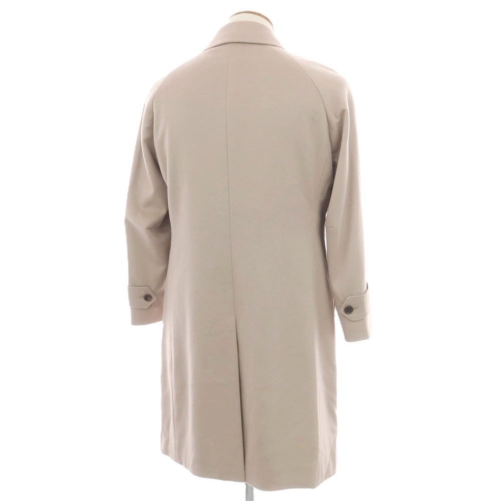 【中古】ミラショーン mila schon カシミヤ ステンカラーコート ピンクベージュ【 46 】【 状態ランクA 】【 メンズ 】