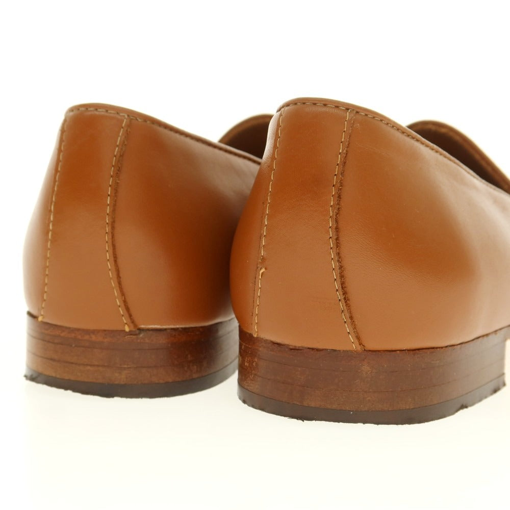 【中古】イルモカシーノ IL MOCASSINO レザー ベルジャンシューズ ローファー ブラウン【 38 1/2 】【 状態ランクB 】【 メンズ 】