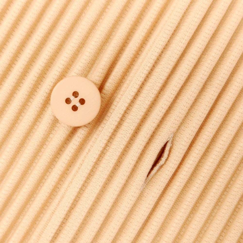 【中古】オム プリッセ イッセイミヤケ HOMME PLISSE ISSEY MIYAKE 2025年春夏 プリーツ加工 ジレ ベスト パステルオレンジ【 表記なし(L位) 】【 状態ランクA 】【 メンズ 】