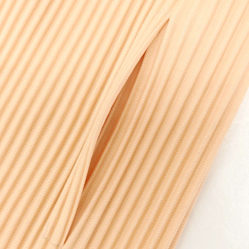 【中古】オム プリッセ イッセイミヤケ HOMME PLISSE ISSEY MIYAKE 2025年春夏 プリーツ加工 ジレ ベスト パステルオレンジ【 表記なし(L位) 】【 状態ランクA 】【 メンズ 】