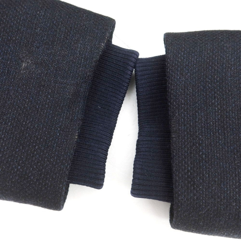 【中古】ジョルジオアルマーニ GIORGIO ARMANI ウールカシミヤシルク ダウンコート ネイビー【 48 】【 状態ランクD 】【 メンズ 】