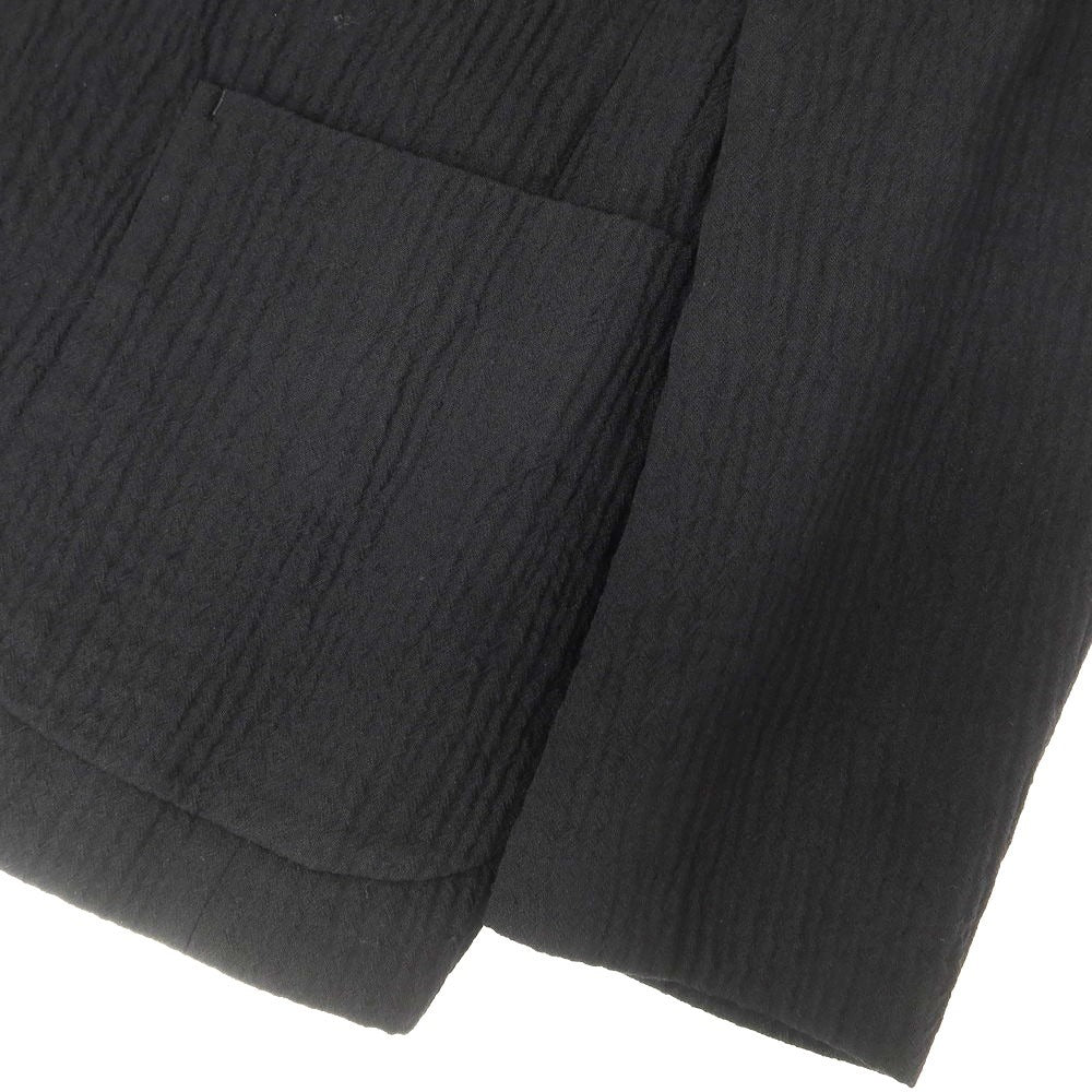 【中古】イッセイミヤケ メン ISSEY MIYAKE MEN シワ加工 ウールキュプラ 3つボタンスーツ ブラック【 1 】【 状態ランクC 】【 メンズ 】