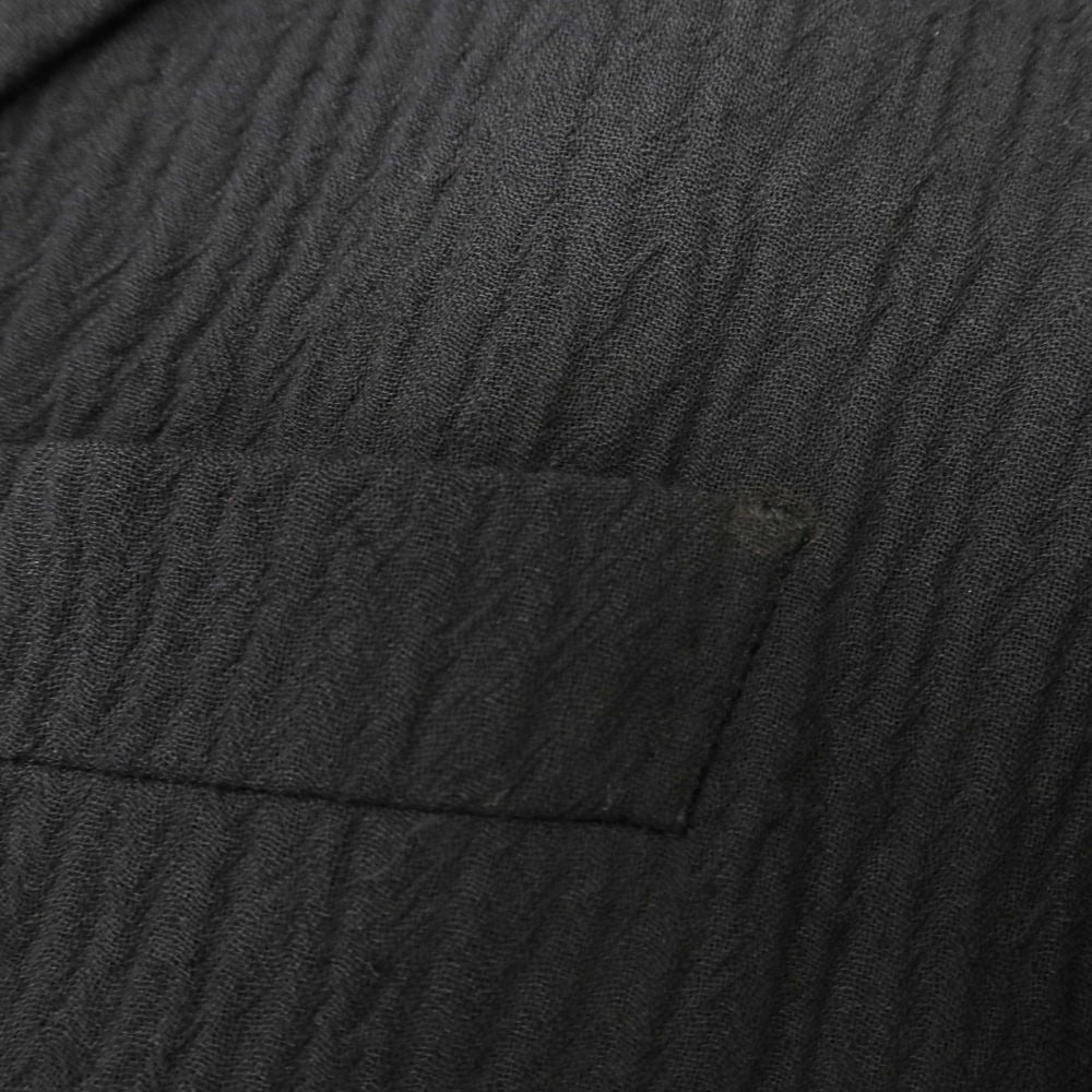 【中古】イッセイミヤケ メン ISSEY MIYAKE MEN シワ加工 ウールキュプラ 3つボタンスーツ ブラック【 1 】【 状態ランクC 】【 メンズ 】