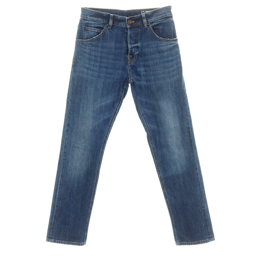 【中古】ピーティートリノ デニム PT TORINO DENIM DUB ストレッチ コットン ジーンズ デニムパンツ ネイビー【 29 】【 状態ランクB 】【 メンズ 】