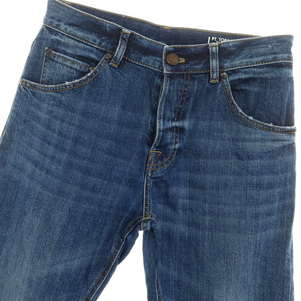 【中古】ピーティートリノ デニム PT TORINO DENIM DUB ストレッチ コットン ジーンズ デニムパンツ ネイビー【 29 】【 状態ランクB 】【 メンズ 】