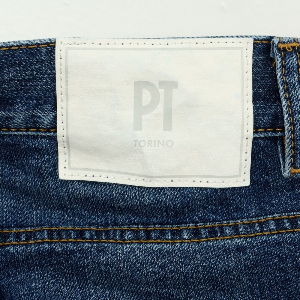 【中古】ピーティートリノ デニム PT TORINO DENIM DUB ストレッチ コットン ジーンズ デニムパンツ ネイビー【 29 】【 状態ランクB 】【 メンズ 】