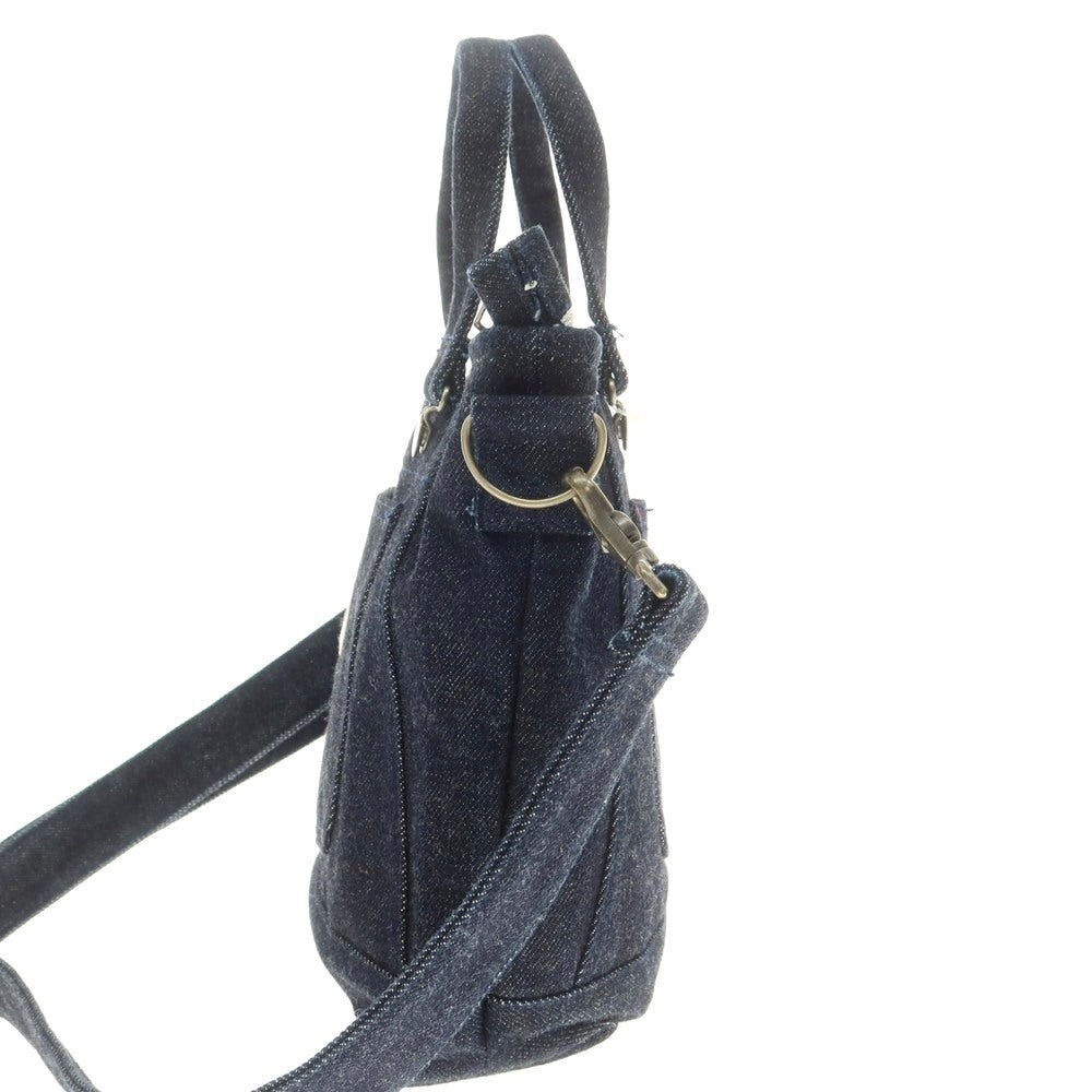 【中古】サムライ ジーンズ SAMURAI JEANS デニム ショルダー トートバッグ ネイビー【 状態ランクB 】【 メンズ 】