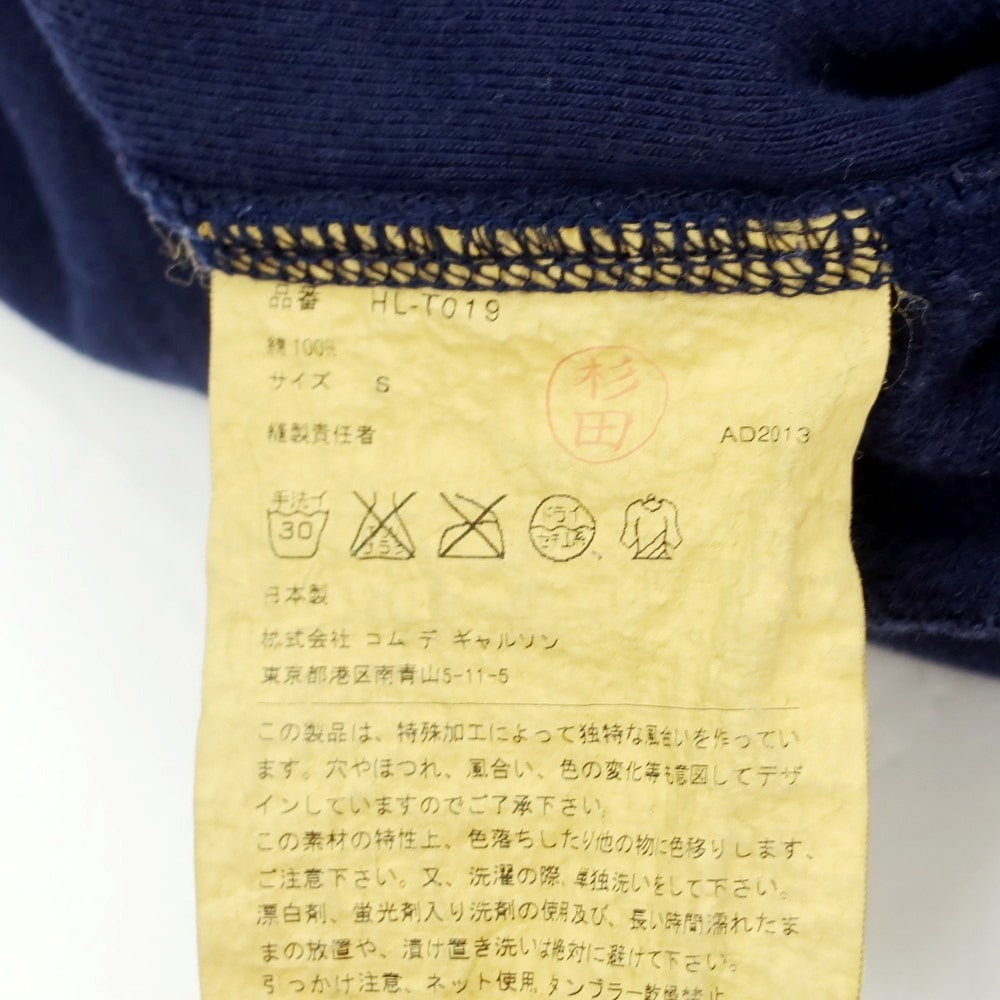 【中古】コムデギャルソンオム COMME des GARCONS HOMME 2013年秋冬 コットン クルーネック スウェット ネイビー【 S 】【 状態ランクB 】【 メンズ 】