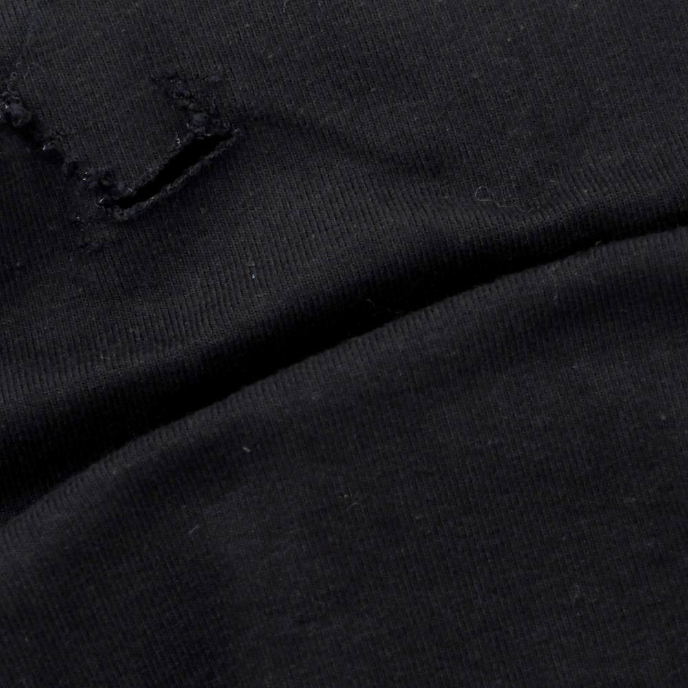 【中古】リベラル ユース ミニストリー Liberal Youth Ministry ダメージ加工 コットン クルーネック ノースリーブ カットソー ブラック【 L 】【 状態ランクA 】【 メンズ 】