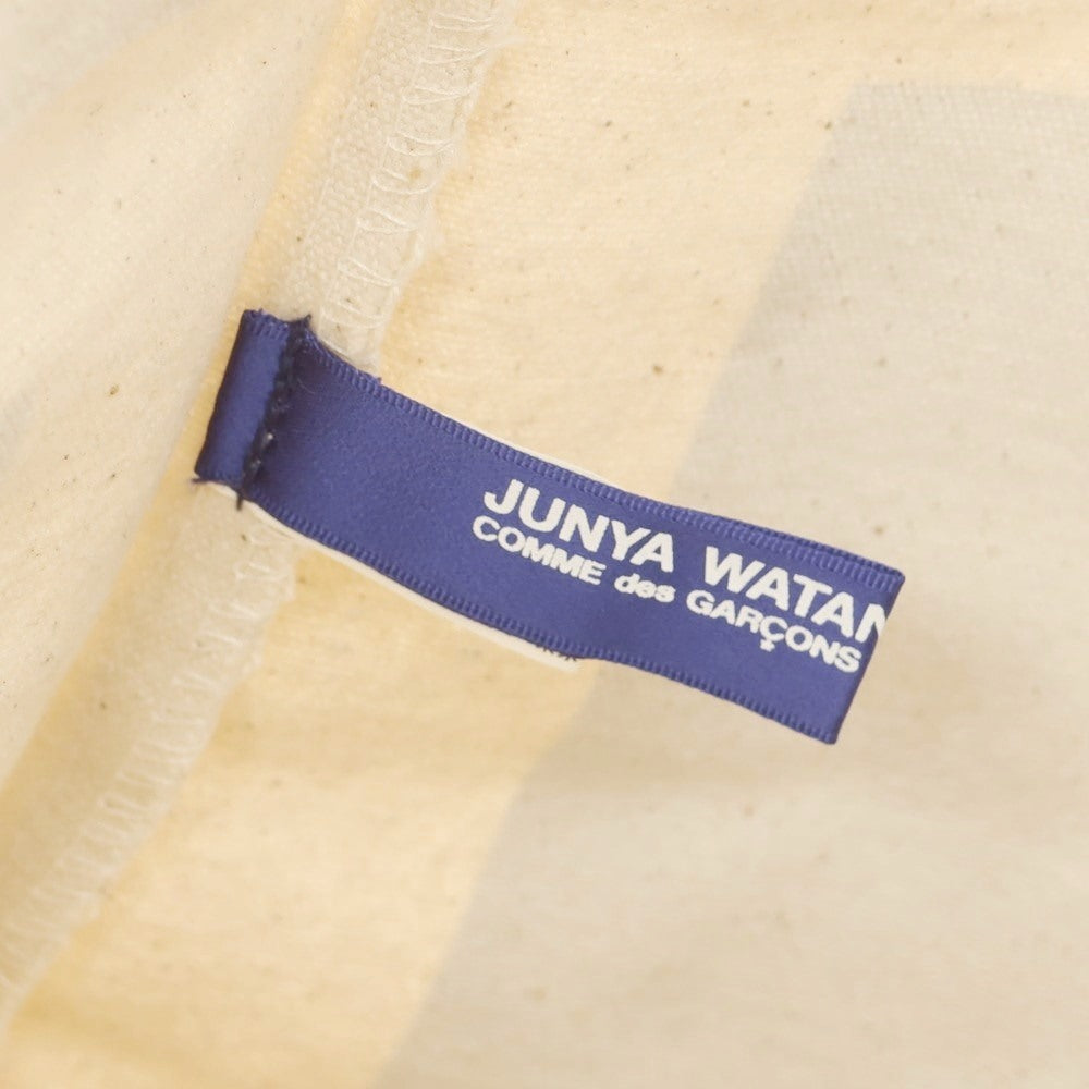 【中古】ジュンヤワタナベ マン JUNYA WATANABE MAN コットン ロゴ トートバッグ ベージュ【 状態ランクB 】【 メンズ 】