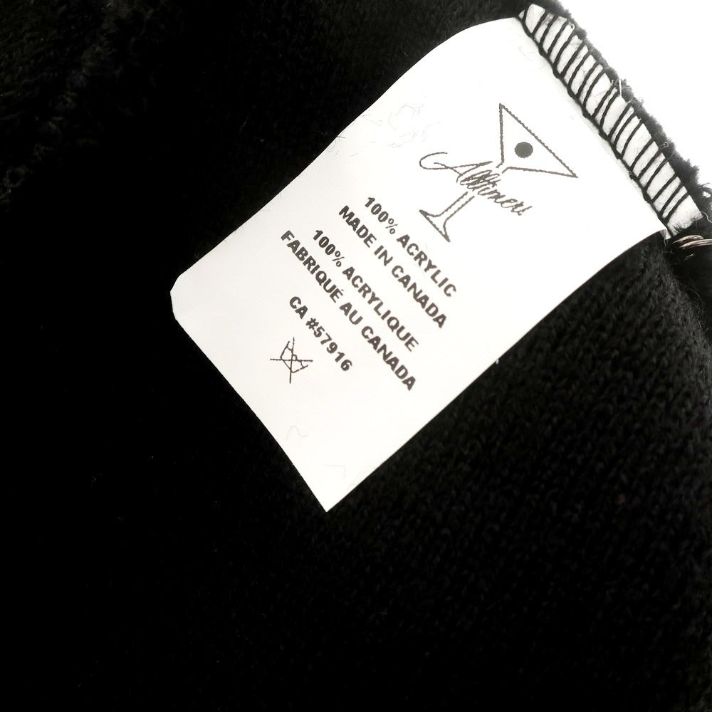 【中古】オールタイマーズ ALLTIMERS アクリル ニットキャップ ブラック【 状態ランクB 】【 メンズ 】