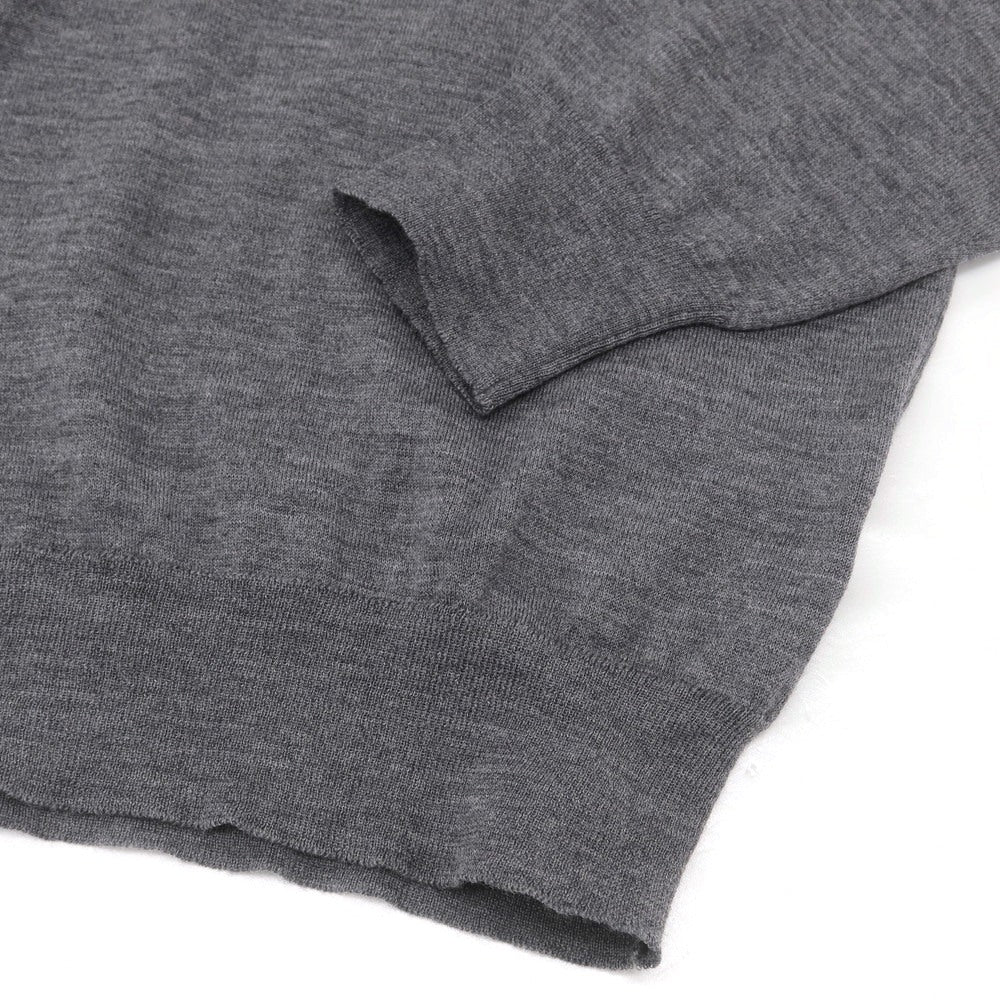 【中古】ドルモア DRUMOHR ハイゲージ ウール クルーネック プルオーバーニット グレー【 46 】【 状態ランクB 】【 メンズ 】