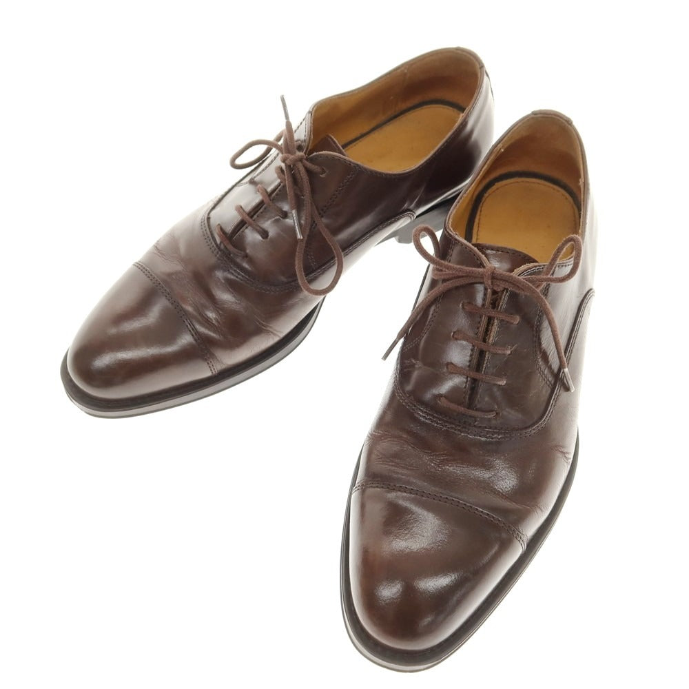 【中古】ア テストーニ a.testoni ストレートチップ ドレスシューズ ブラウン【 5 1/2 】【 状態ランクB 】【 メンズ 】