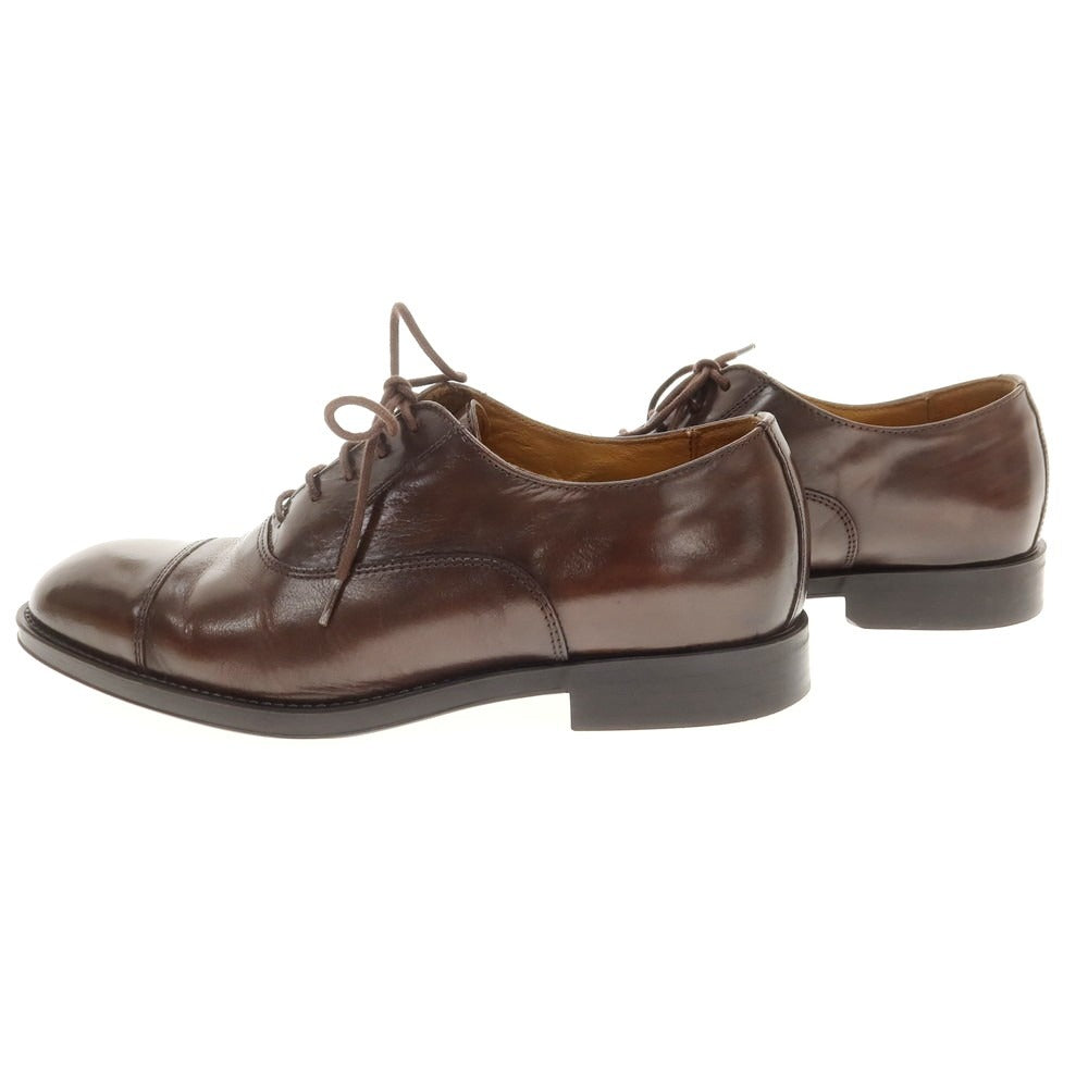 【中古】ア テストーニ a.testoni ストレートチップ ドレスシューズ ブラウン【 5 1/2 】【 状態ランクB 】【 メンズ 】