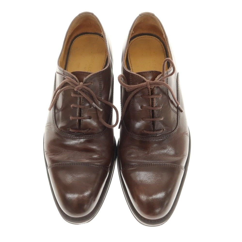 【中古】ア テストーニ a.testoni ストレートチップ ドレスシューズ ブラウン【 5 1/2 】【 状態ランクB 】【 メンズ 】