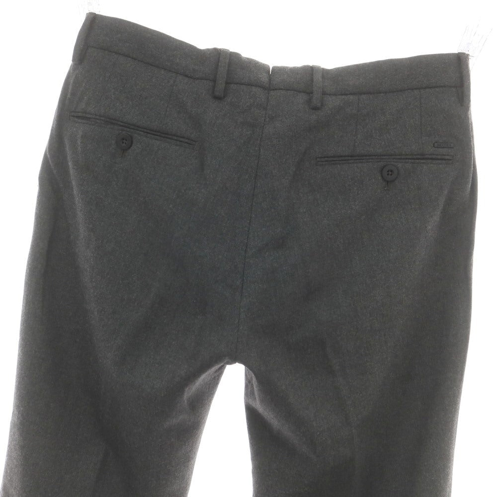 【中古】インコテックス スローウェア INCOTEX SLOWEAR ストレッチ ウールポリエステル ドレススラックスパンツ ダークグレー【 46 】【 状態ランクB 】【 メンズ 】