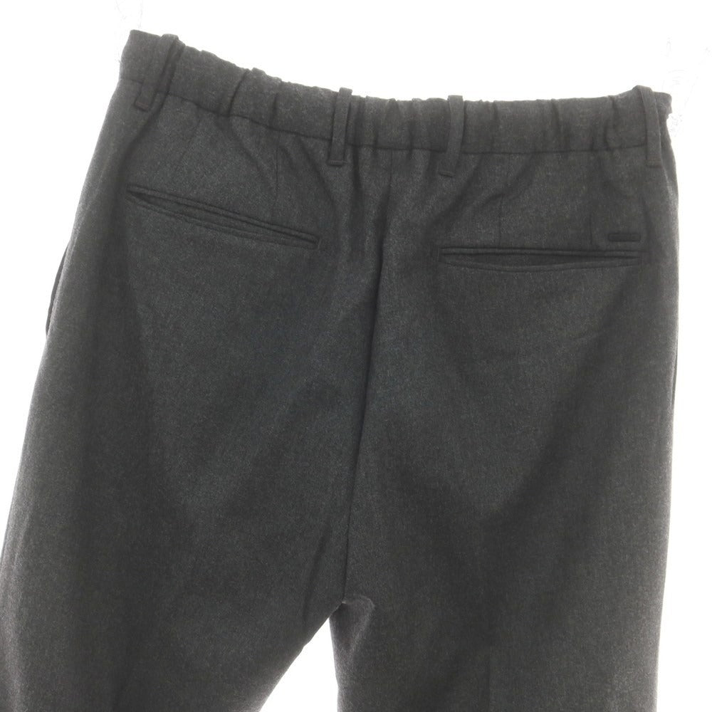 【中古】インコテックス スローウェア INCOTEX SLOWEAR ストレッチ ウールポリエステル イージースラックスパンツ ダークグレー【 46 】【 状態ランクB 】【 メンズ 】
