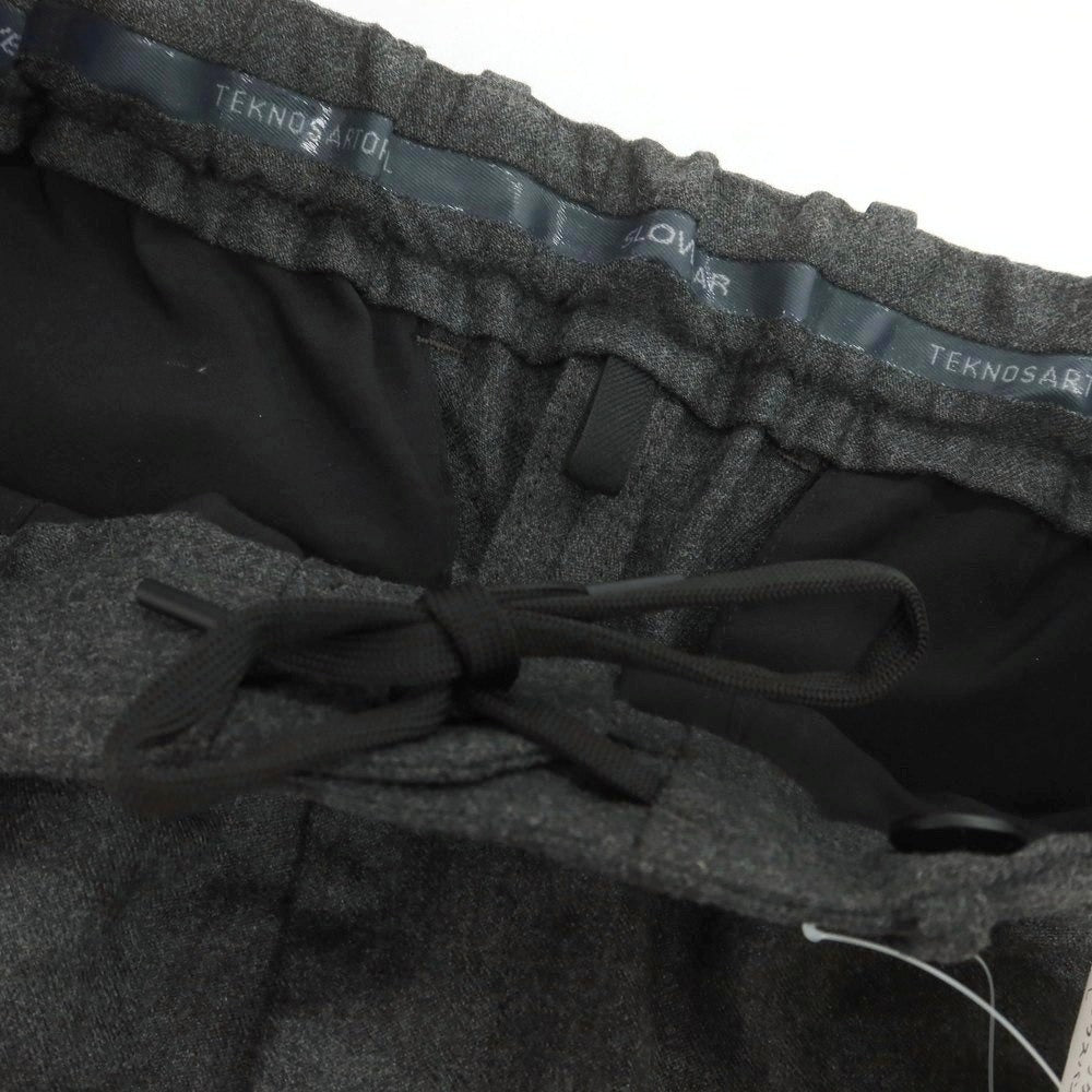【中古】インコテックス スローウェア INCOTEX SLOWEAR ストレッチ ウールポリエステル イージースラックスパンツ ダークグレー【 46 】【 状態ランクB 】【 メンズ 】