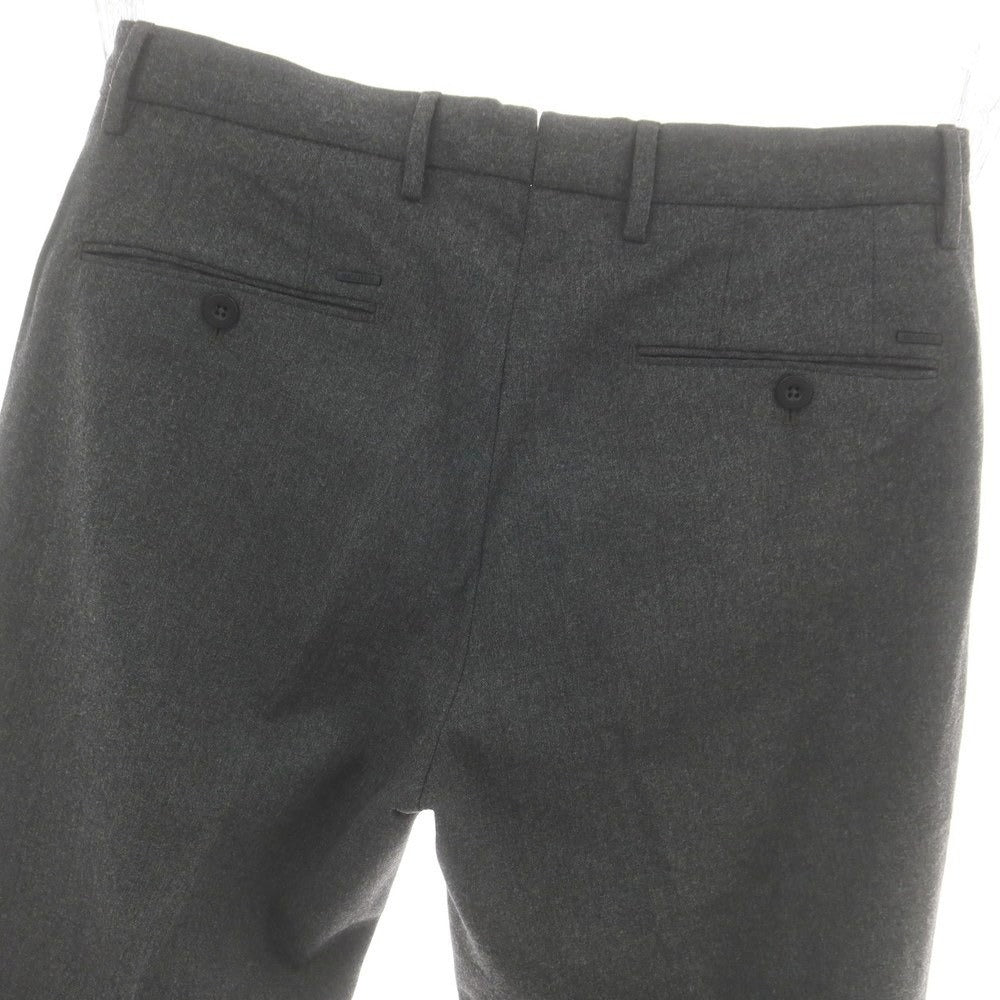 【中古】インコテックス スローウェア INCOTEX SLOWEAR ストレッチ ウールポリエステル ドレススラックスパンツ ダークグレー【 46 】【 状態ランクB 】【 メンズ 】