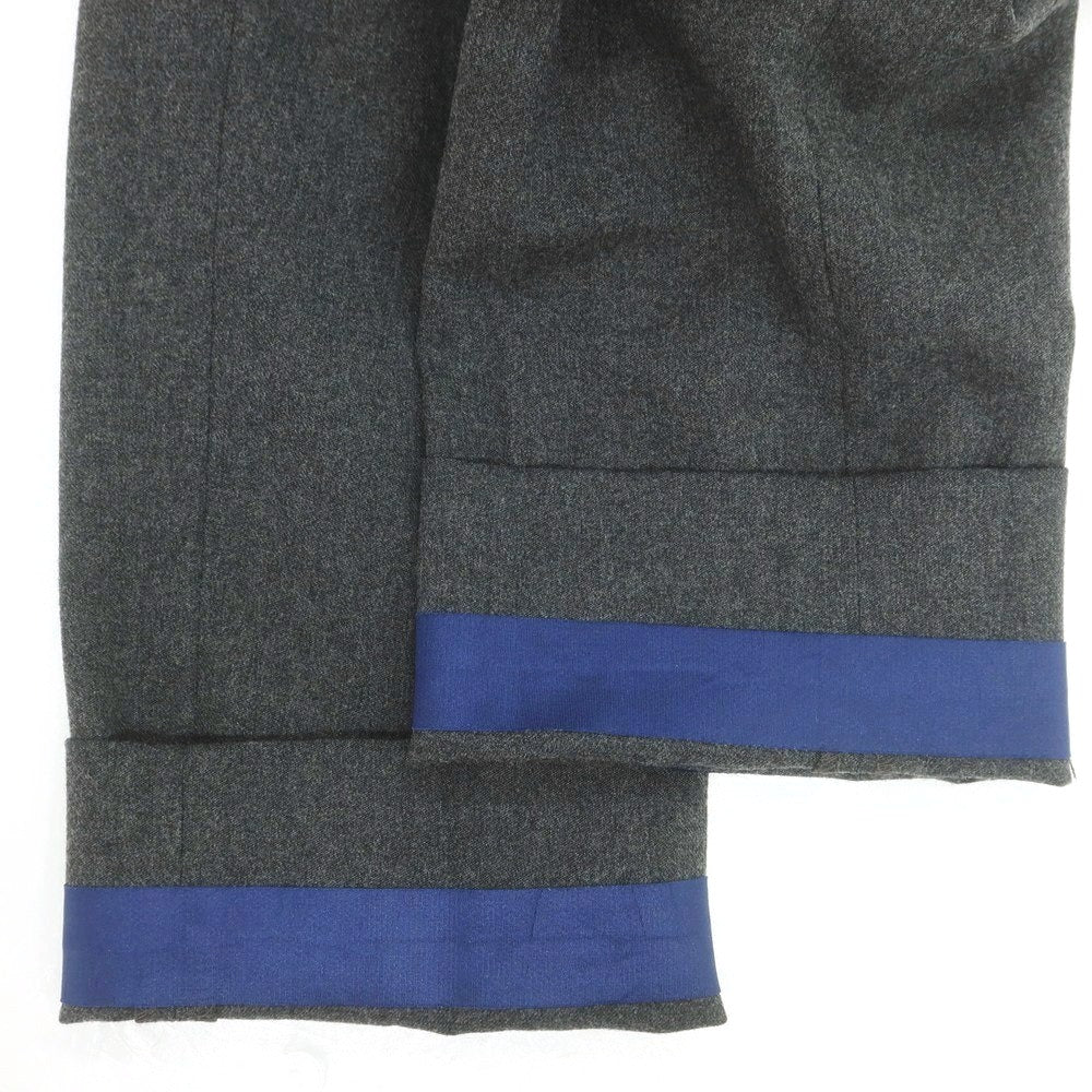 【中古】インコテックス スローウェア INCOTEX SLOWEAR ストレッチ ウールポリエステル ドレススラックスパンツ ダークグレー【 46 】【 状態ランクB 】【 メンズ 】