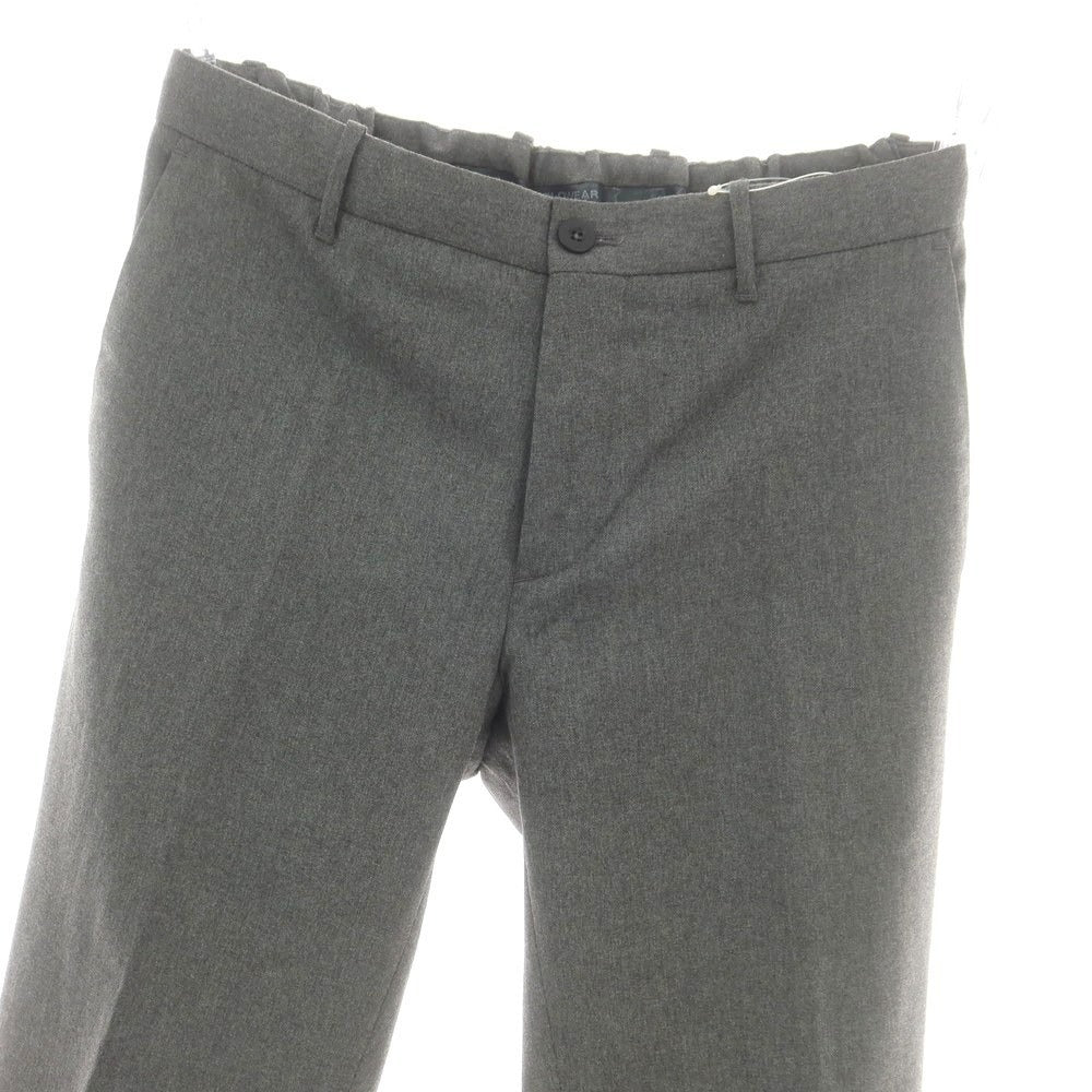 【中古】インコテックス スローウェア INCOTEX SLOWEAR ストレッチ ウールポリエステル イージースラックスパンツ グレー【 46 】【 状態ランクB 】【 メンズ 】