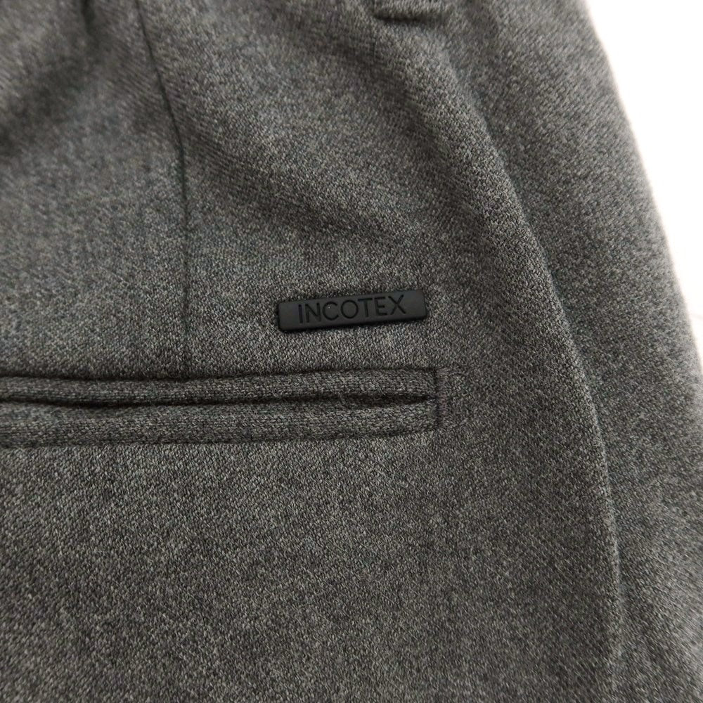 【中古】インコテックス スローウェア INCOTEX SLOWEAR ストレッチ ウールポリエステル イージースラックスパンツ グレー【 46 】【 状態ランクB 】【 メンズ 】