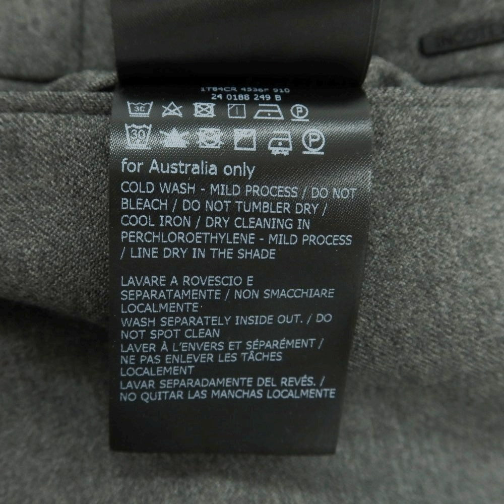 【中古】インコテックス スローウェア INCOTEX SLOWEAR ストレッチ ウールポリエステル イージースラックスパンツ グレー【 46 】【 状態ランクB 】【 メンズ 】