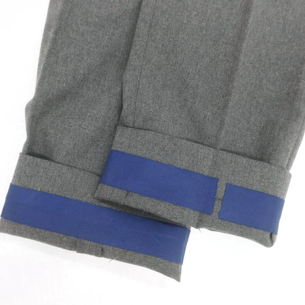 【中古】インコテックス スローウェア INCOTEX SLOWEAR ストレッチ ウールポリエステル イージースラックスパンツ グレー【 46 】【 状態ランクB 】【 メンズ 】