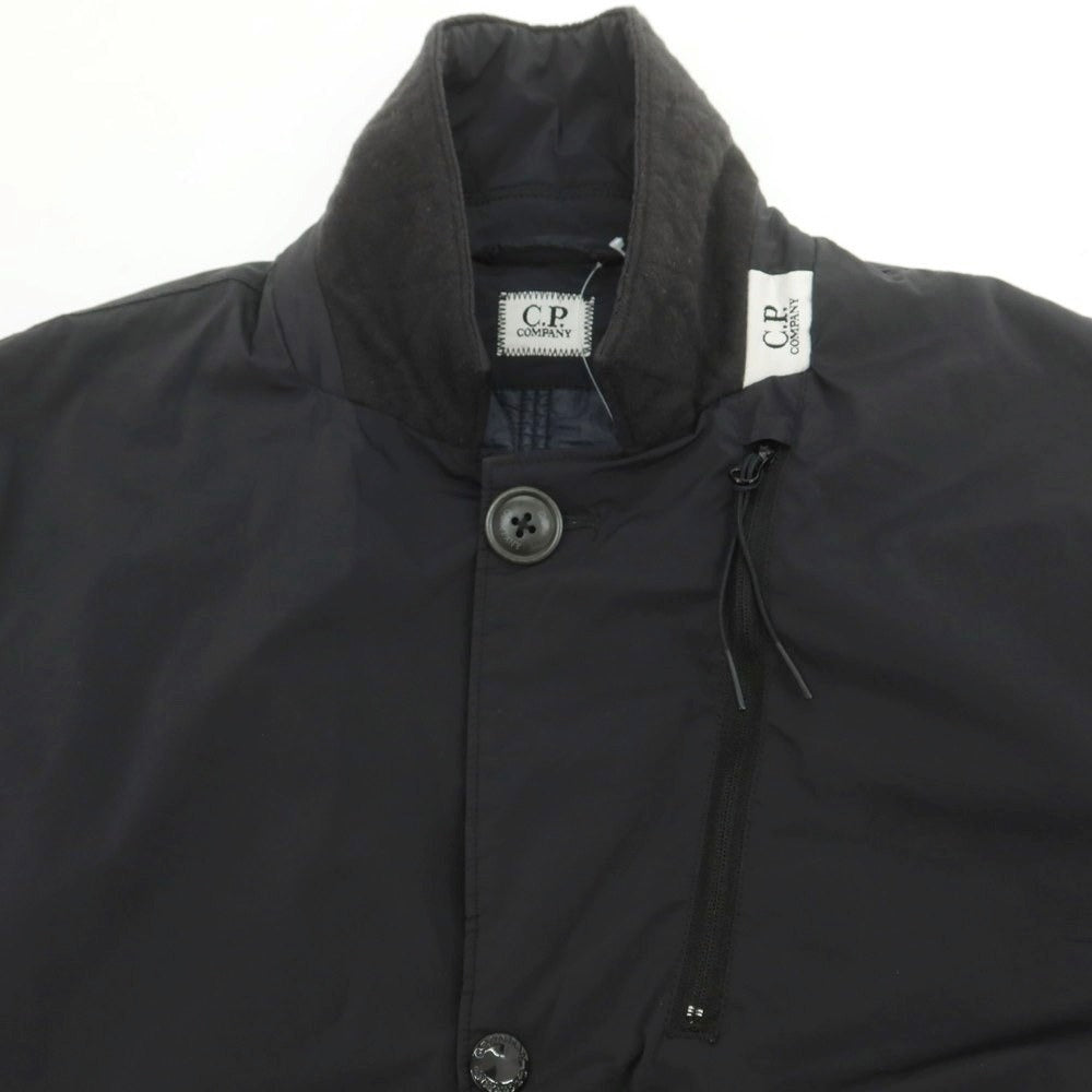【中古】シーピーカンパニー C.P.Company ストレッチナイロン 中綿 チェスターフィールドコート ブラック【 50 】【 状態ランクB 】【 メンズ 】