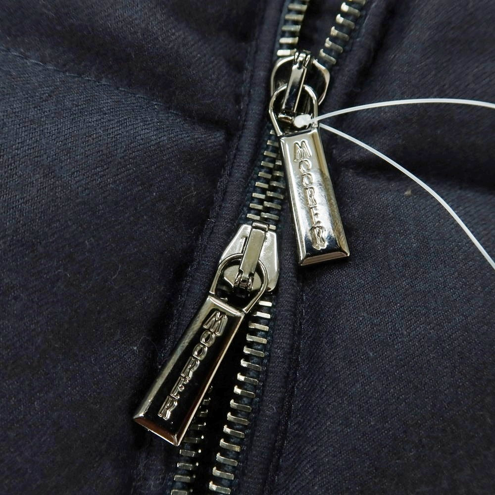 【中古】ムーレー MOORER OLIVER-L ウールカシミヤ ダウンベスト ダークネイビー【 50 】【 状態ランクA 】【 メンズ 】