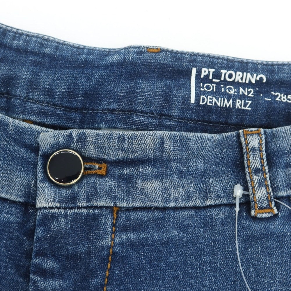 【中古】ピーティートリノ デニム PT TORINO DENIM JUNGLE ストレッチ コットン ジーンズ デニムパンツ ブルー【 34 】【 状態ランクB 】【 メンズ 】