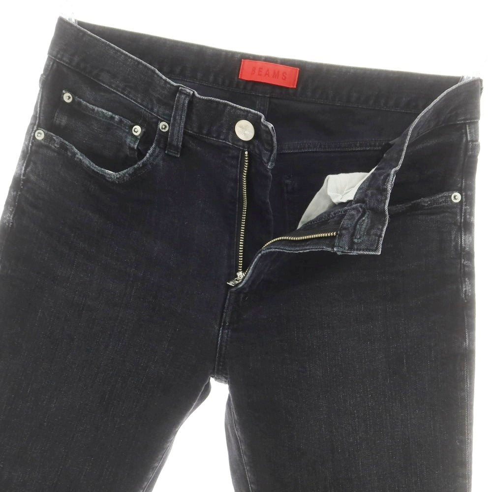 【中古】レッドカード RED CARD × BEAMS ストレッチ コットン ジーンズ デニムパンツ ブラック【 33 】【 状態ランクB 】【 メンズ 】