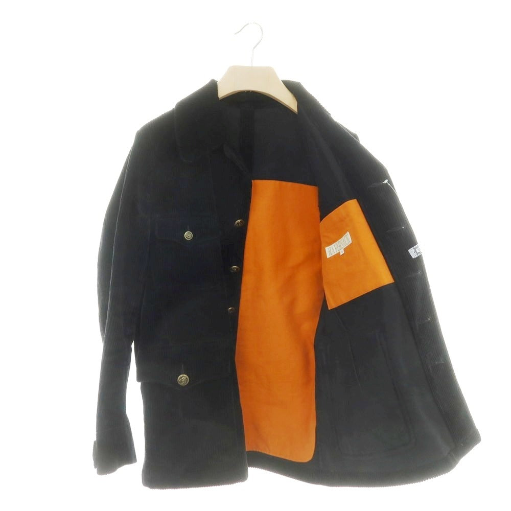 【中古】ハバーサック HAVERSACK コーデュロイ ブルゾン ブラック【 M 】【 状態ランクB 】【 メンズ 】