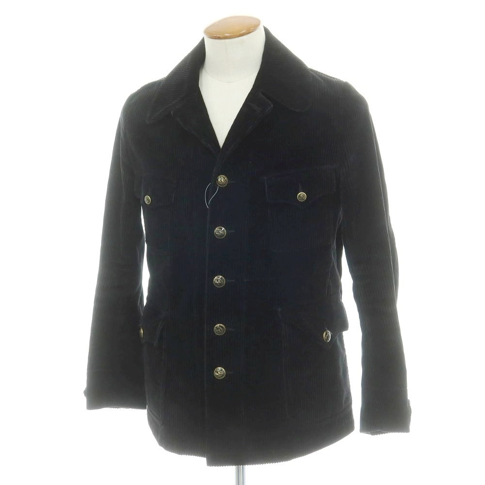 【中古】ハバーサック HAVERSACK コーデュロイ ブルゾン ブラック【 M 】【 状態ランクB 】【 メンズ 】