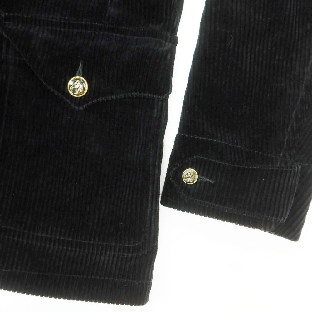 【中古】ハバーサック HAVERSACK コーデュロイ ブルゾン ブラック【 M 】【 状態ランクB 】【 メンズ 】