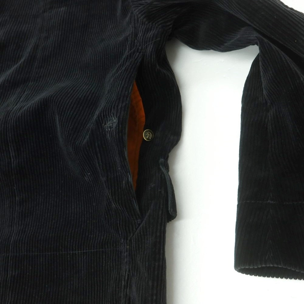 【中古】ハバーサック HAVERSACK コーデュロイ ブルゾン ブラック【 M 】【 状態ランクB 】【 メンズ 】