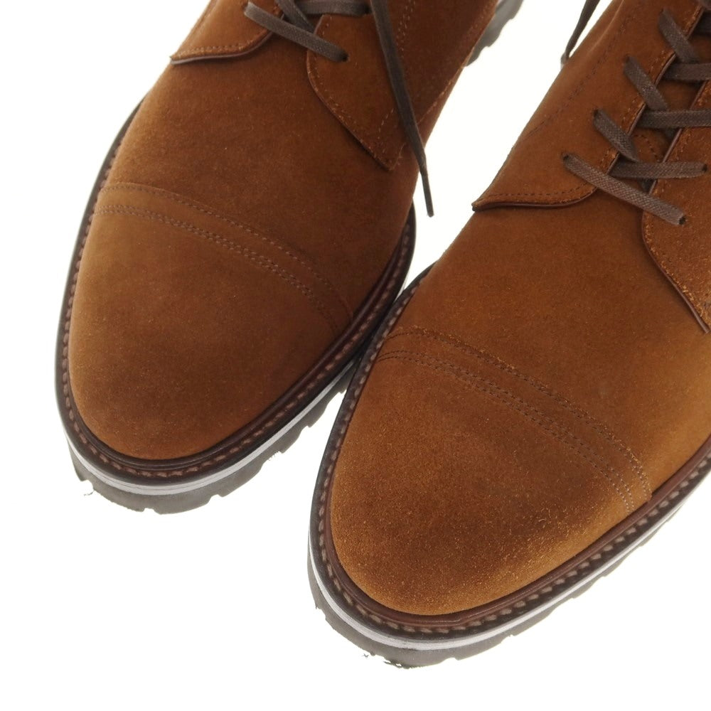 【中古】ダブルエイチ WH スエード レースアップブーツ ブラウン【 6.5 】【 状態ランクA 】【 メンズ 】