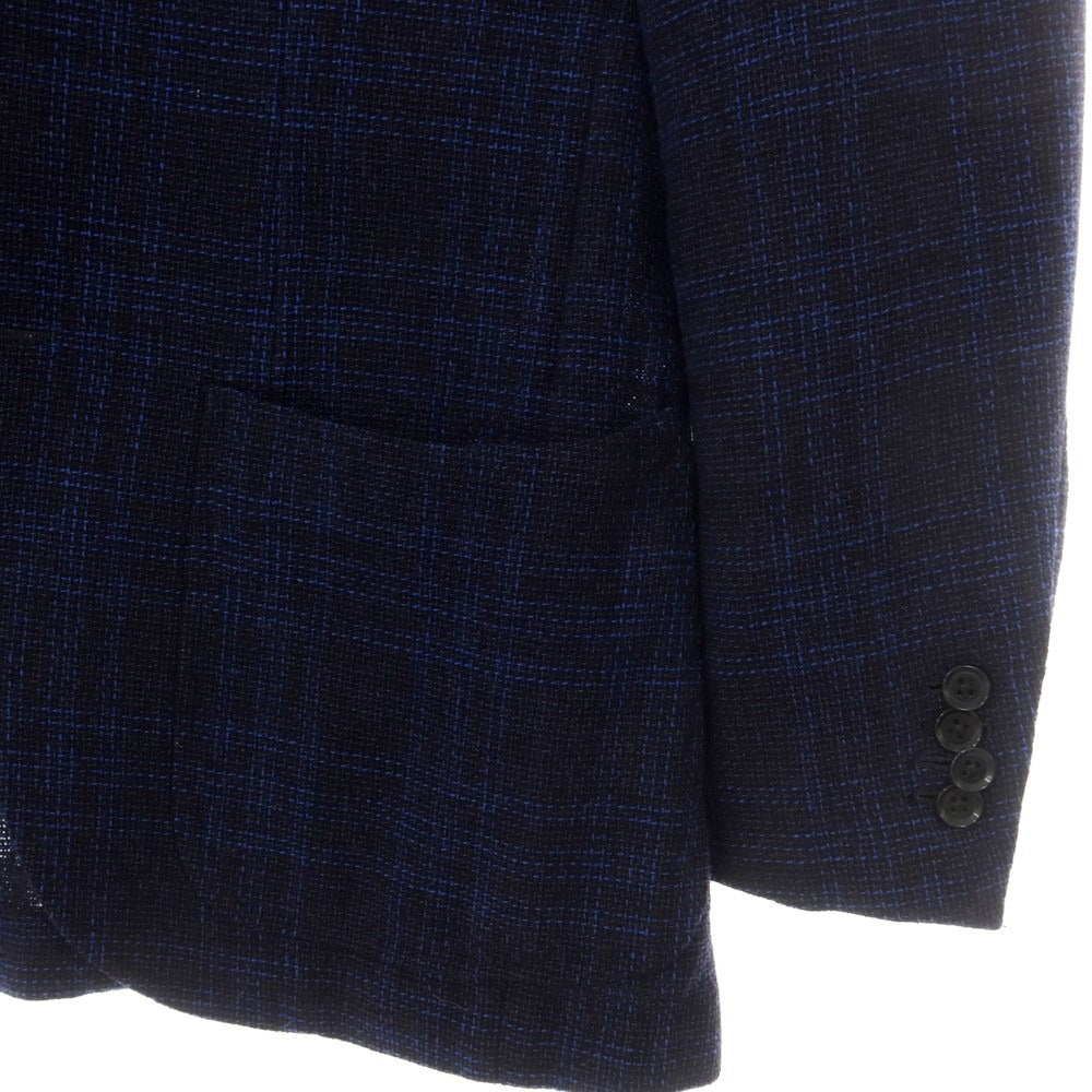 【中古】リングヂャケット RING JACKET ウール テーラードジャケット ネイビーxブルー【 48 】【 状態ランクB 】【 メンズ 】