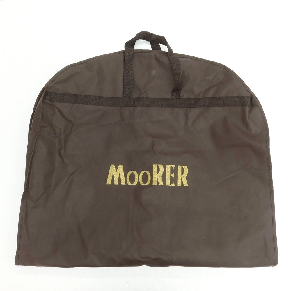 【中古】ムーレー MOORER BARBIERI-WK ポリエステル ファー ダウンコート ダークネイビー【 48 】【 状態ランクB 】【 メンズ 】