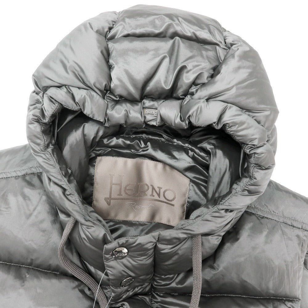 【中古】ヘルノ Herno ナイロンポリエステル ダウンベスト グレー【 48 】【 状態ランクB 】【 メンズ 】