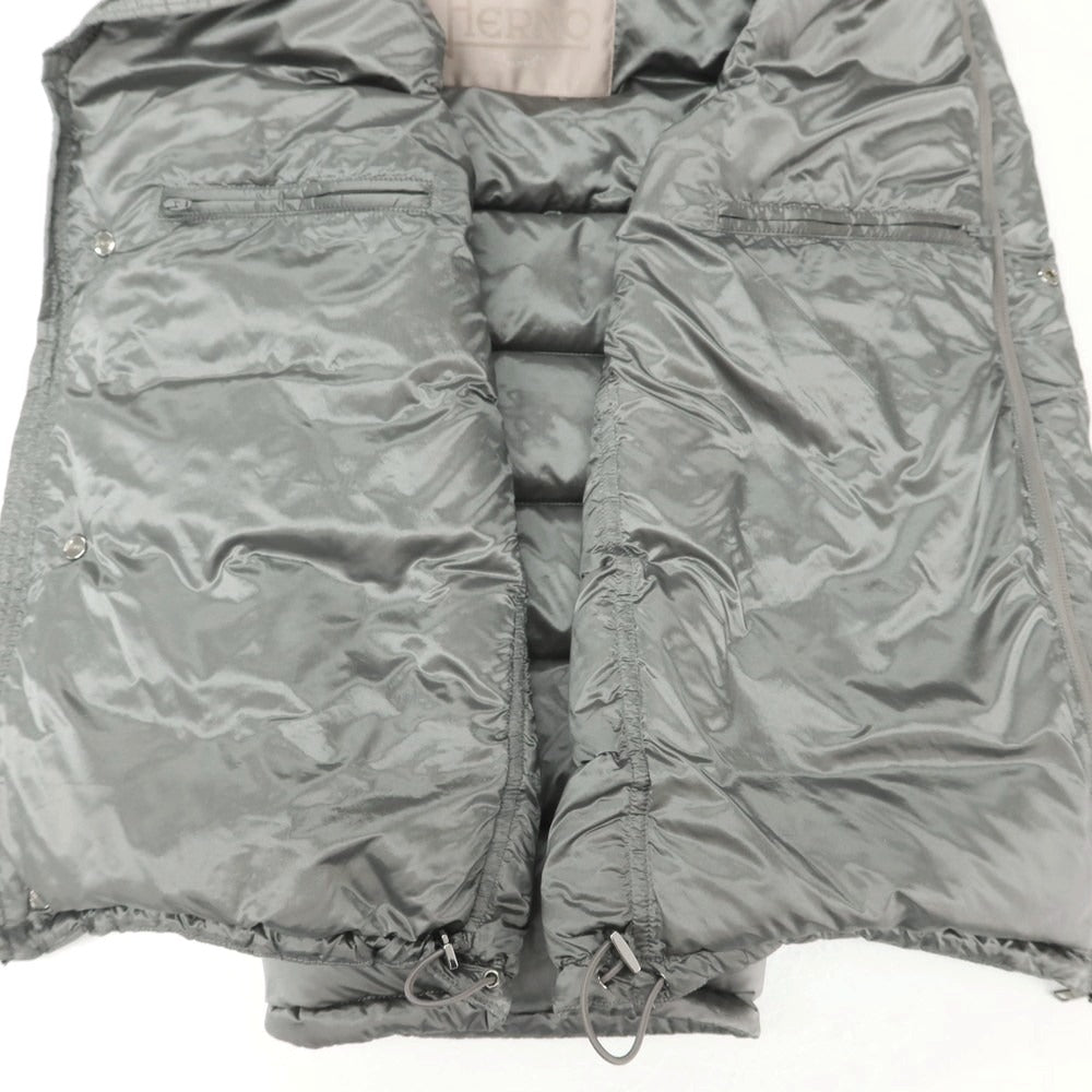 【中古】ヘルノ Herno ナイロンポリエステル ダウンベスト グレー【 48 】【 状態ランクB 】【 メンズ 】