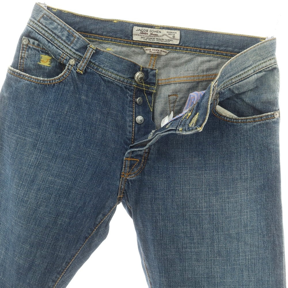【中古】ヤコブコーエン JACOB COHEN J620 コットン ジーンズ デニムパンツ ブルー【 34 】【 状態ランクC 】【 メンズ 】