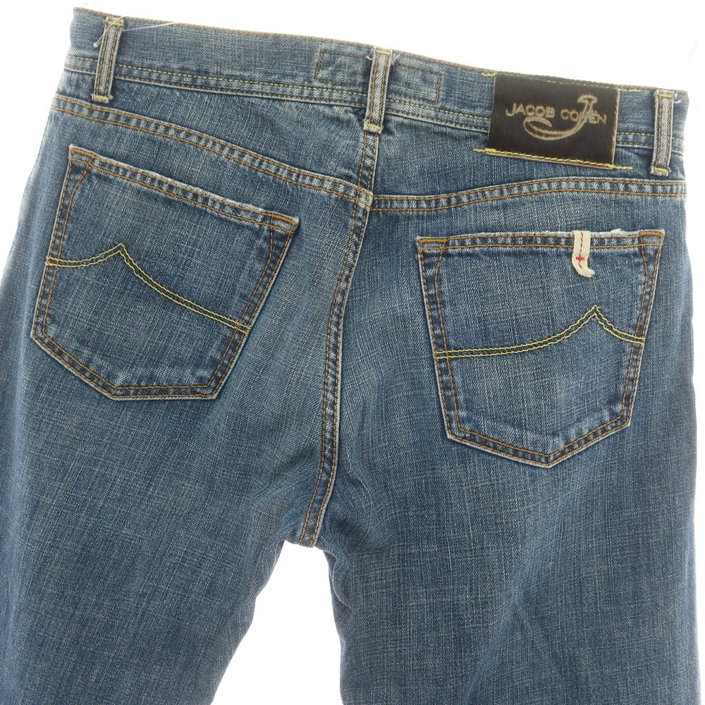 【中古】ヤコブコーエン JACOB COHEN J620 コットン ジーンズ デニムパンツ ブルー【 34 】【 状態ランクC 】【 メンズ 】